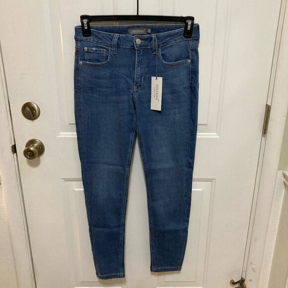 Just USA Denim - JUST USA Jeans Medium Denim Mid Rise Skinny Size 29 NWT